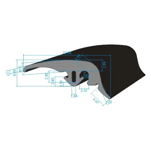 4030096 Profil EPDM schwarz Gumový těsnící profil EPDM Kup Teď